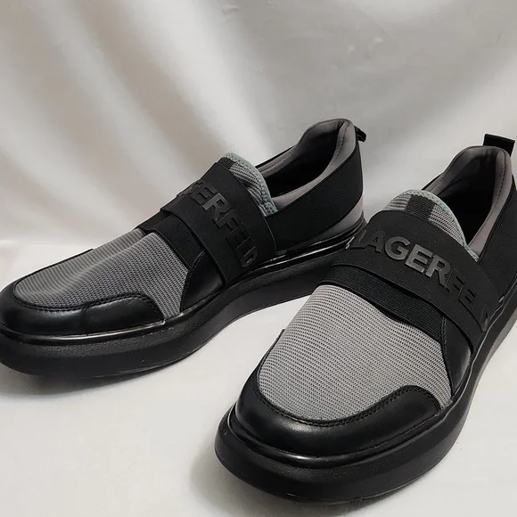 Karl Lagerfeld Paris Logo Slip-on Shoes (M Size 9) - Picture 6 of 16